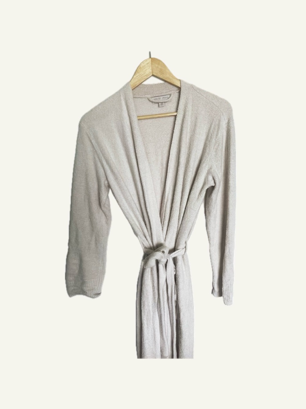 Barefoot Dreams Lightweight Wrap Robe - Light Cream